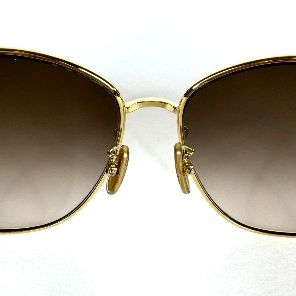 CELINE 61MM Oval Sunglasses NEW Gold Smoke Made in Italy - Picture 9 of 15